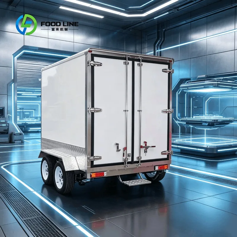 Customized Cold Chain Cargo Trailer With Polyurethane Insulation For Ice Cream Transport Bulk Purchase Save Money