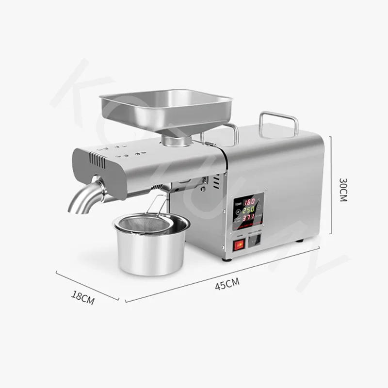 1000W 110/220V Automatic Hot Cold Press Oil Machine Oil Press Machine Sunflower Seeds Oil Extractor Olive Oil press Extract