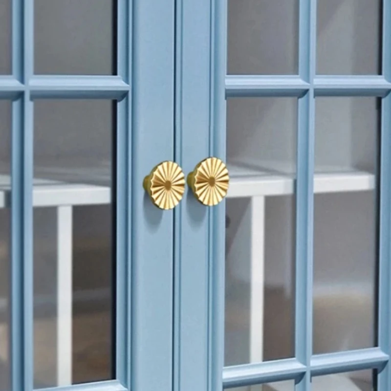 مقابض باب تخزين خزانة المطبخ، مقابض ذهبية لتزيين المنزل، مقبض للأثاث، درج خزانة المطبخ