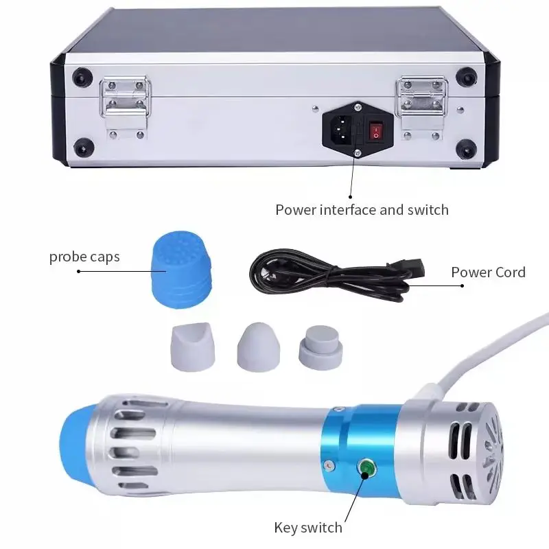 7 in 1 Multi Head Shockwave Therapy Massager for Pain Relieve Physiotherapy Muscle Relaxation