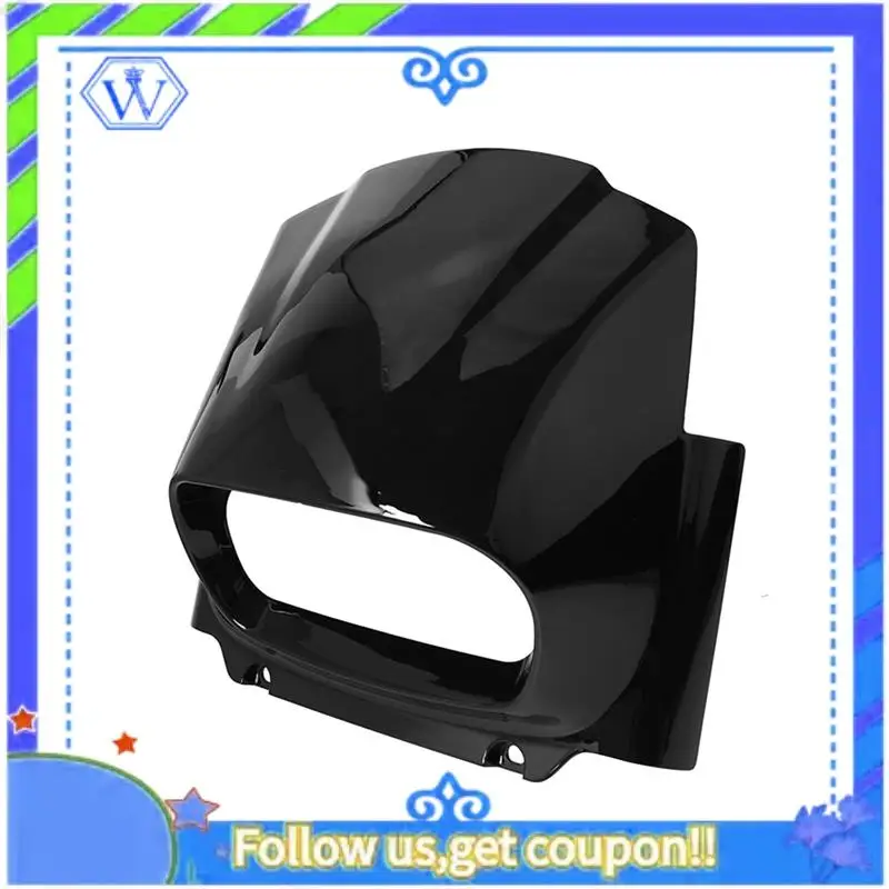

M46K-Front Cowl Headlight Fairing Cover Motorcycle Head Light Lamp Fairing For M8 Softail Fat Bob FXFB FXFBS 2018-2022 20