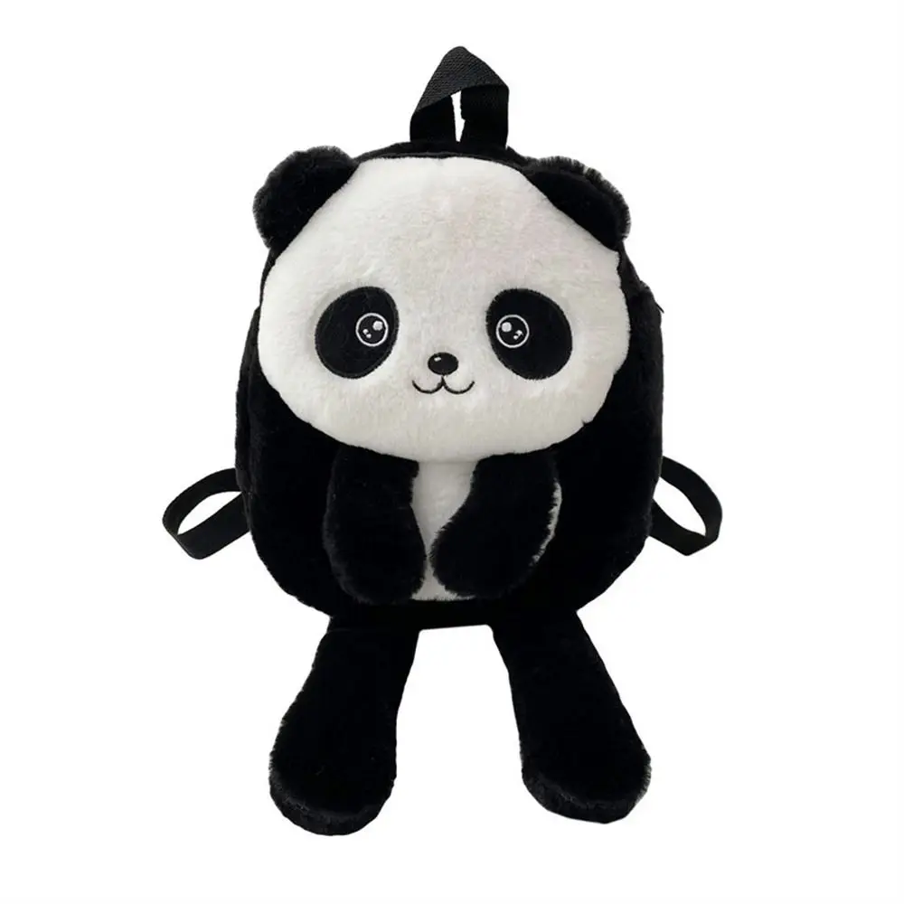 Bookbag Animali Panda Borsa a tracolla in peluche Asilo Simpatico cartone animato Borsa da scuola per bambini Portamonete per bambini Zaino in peluche per bambini