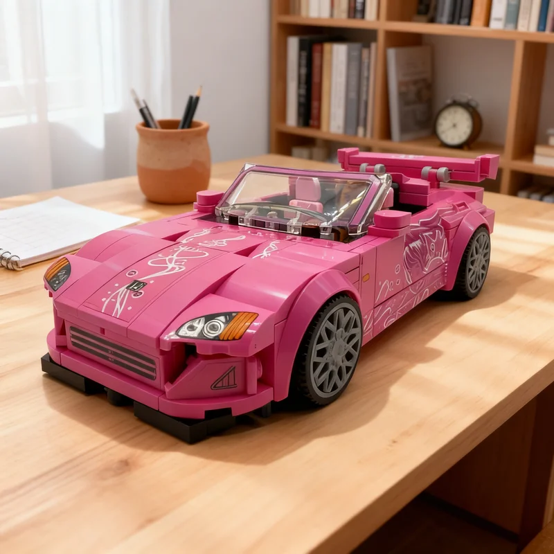 294 قطعة MOC 2 سريع غاضب Jp سيارات تعديل الأنف أبطال المدينة نموذج اللعب بناء هدايا عيد الميلاد كتل العمارة الطوب