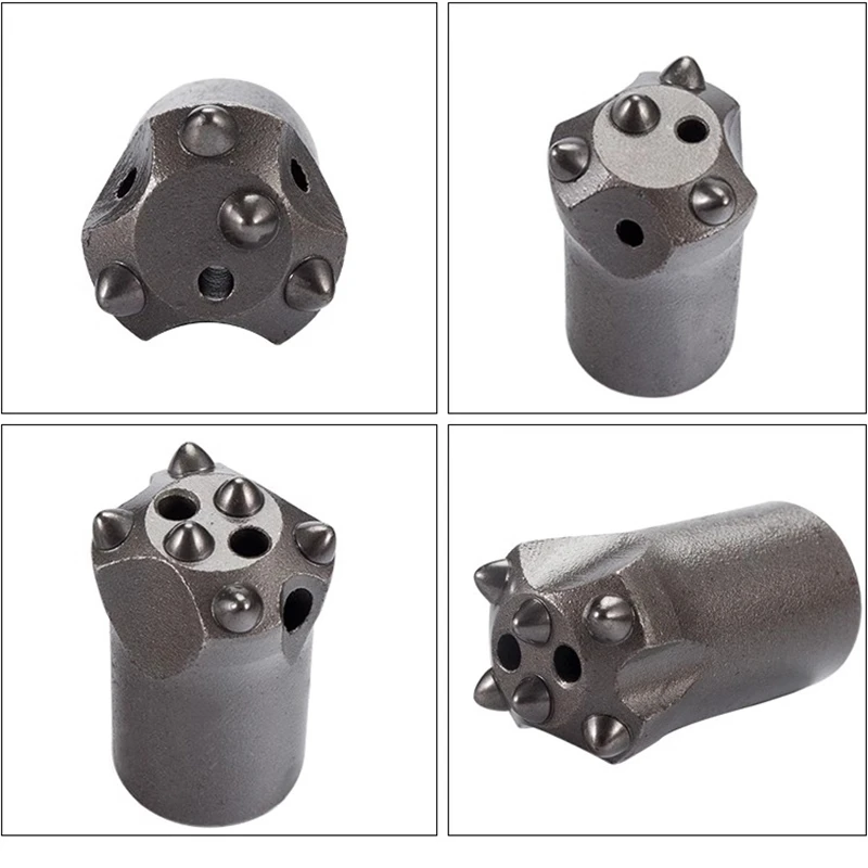 Imagem -04 - Ferramentas de Perfuração de Hard Rock Botão Esférico Cônico Broca na Construção de Túneis de Pedra de Pedreira 28100 mm 10 Pcs