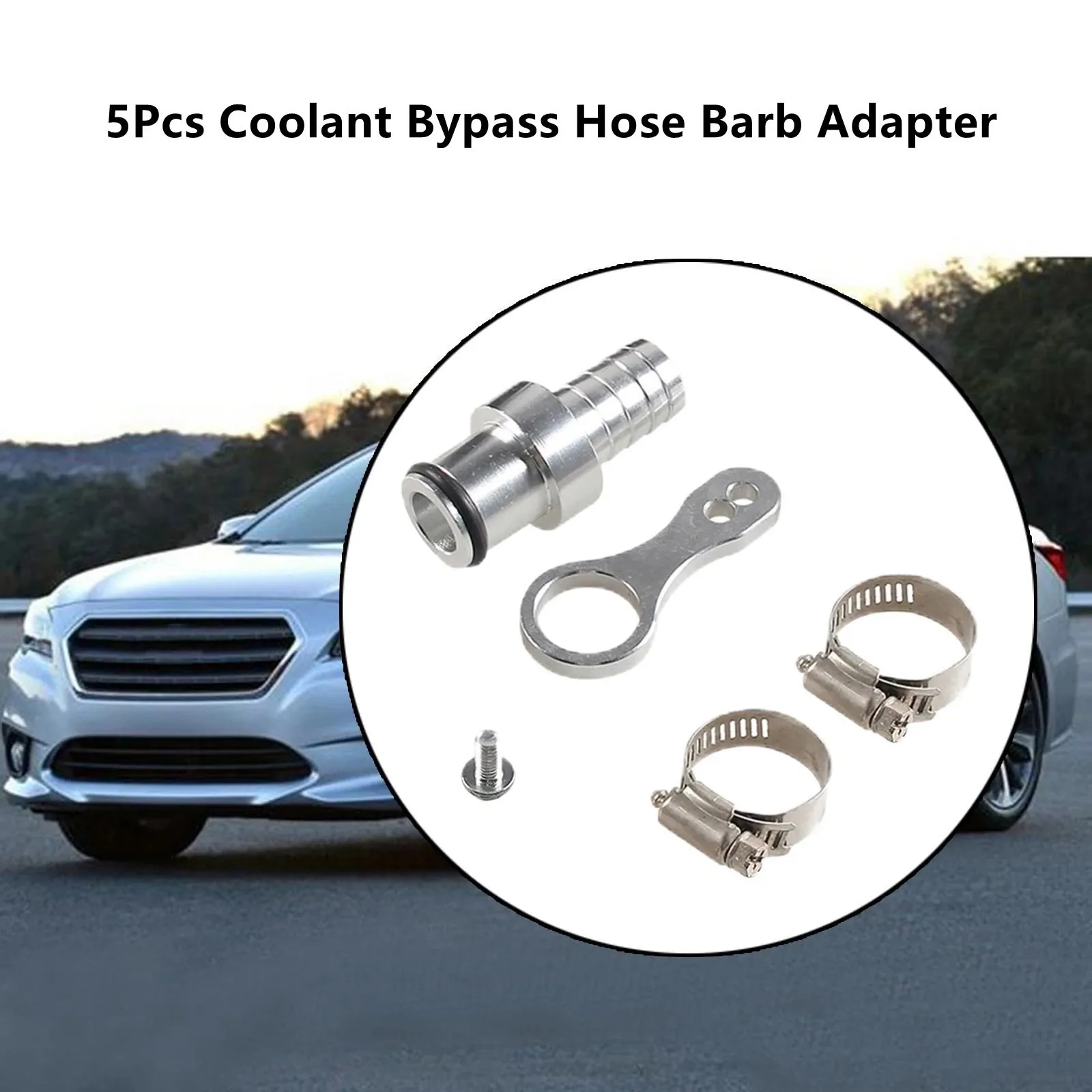 جديد محرك المبرد تجاوز خرطوم بارب محول ل 2009-2019 دودج رام الكمون 5 قطعة الكمون الألومنيوم 6.7L مولد الديزل الفضة