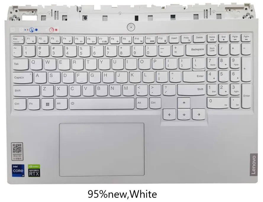 95%New/org For Lenovo Y9000P R9000P Legion 5 Pro IAH7H 2022 Palmrest US keyboard Upper Cover Touchpad Backligt