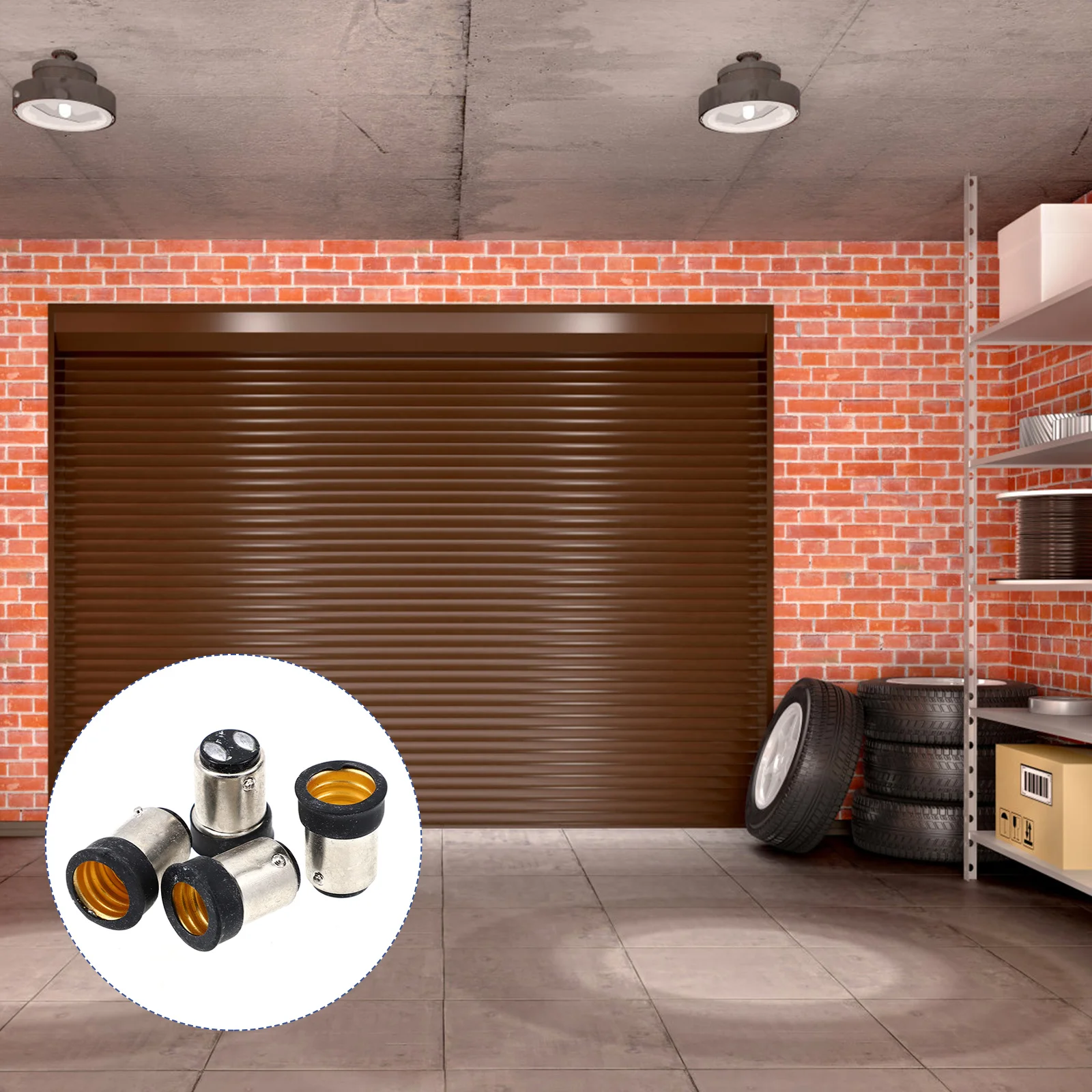 

8 шт. патрон для лампы, адаптеры, устойчивые к высоким температурам, конвертеры с цоколем для лампочек B15 на E14 для гаражной мастерской