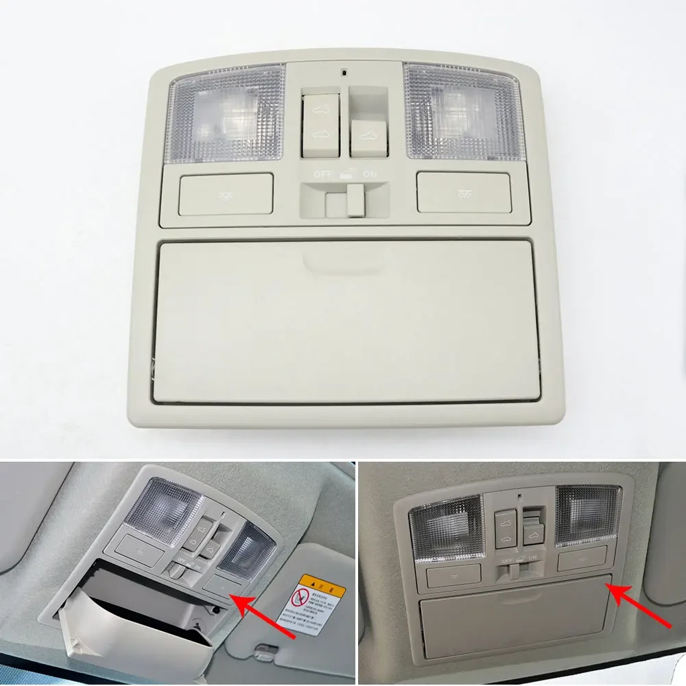 Front Roof Reading Dome Light Storage Box With Sunroof Switch Assembly For Mazda 3 BL 2009 2010 2011 2012 2013