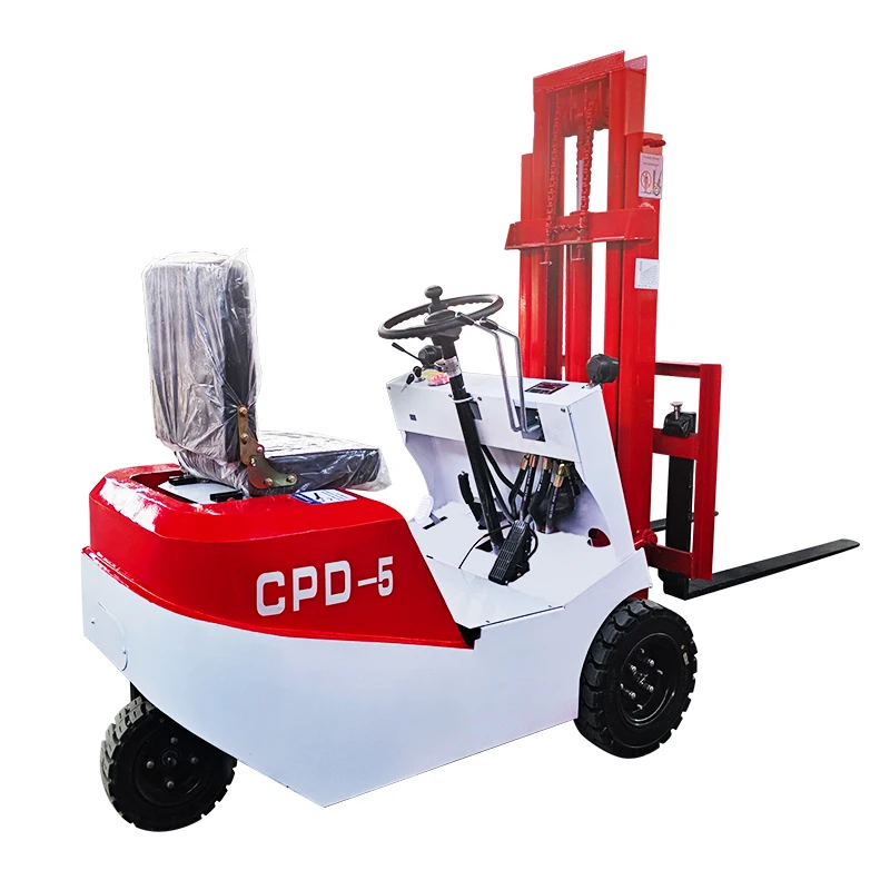 2024 New design very small forklift 500 kg lifting height 2 meters cheap price lightweight mini electric forklift for sale