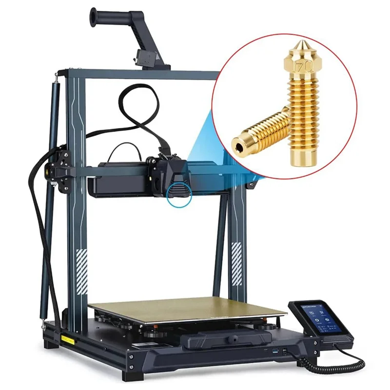 

Превосходный комплект сопел Hotend для экструдера 3D-принтера-8 шт. латунные сопла, 2 шт. сопла из закаленной стали, для Elegoo Neptune 4 Plus/4 Max Du