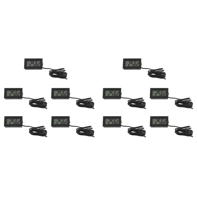 

10X НОВЫЙ цифровой ЖК-термометр, датчик температуры, датчик -50 ° C ТО +110 ° C Range-Y41A