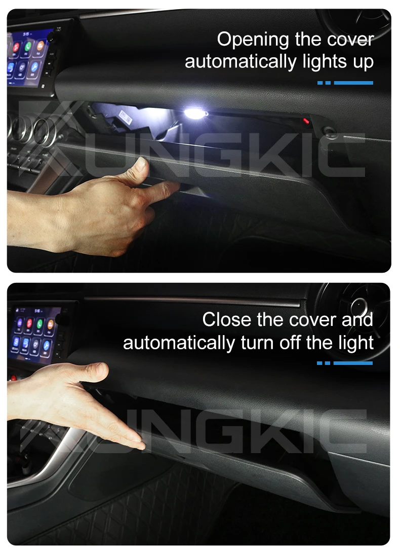 LED-Innenraumleuchte für Subaru BRZ ZD8 und Toyota GR86 ZN8 (2022 2023 2024 2025 2026), weiß/blau, 12 V DC – Detail 4
