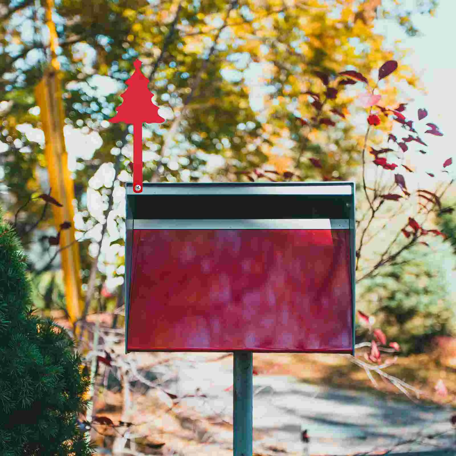 Mailbox Decoration Emblems Boxes Garden Flag Replacement Red Flags for Brick Mailboxes Acrylic