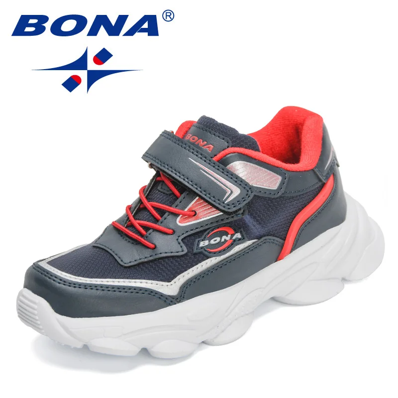 

BONA 2022 New Designers Classics Sport Shoes Children Brand Trendy Sneakers Kids Fashion Casual Walking Shoes Child Footwear