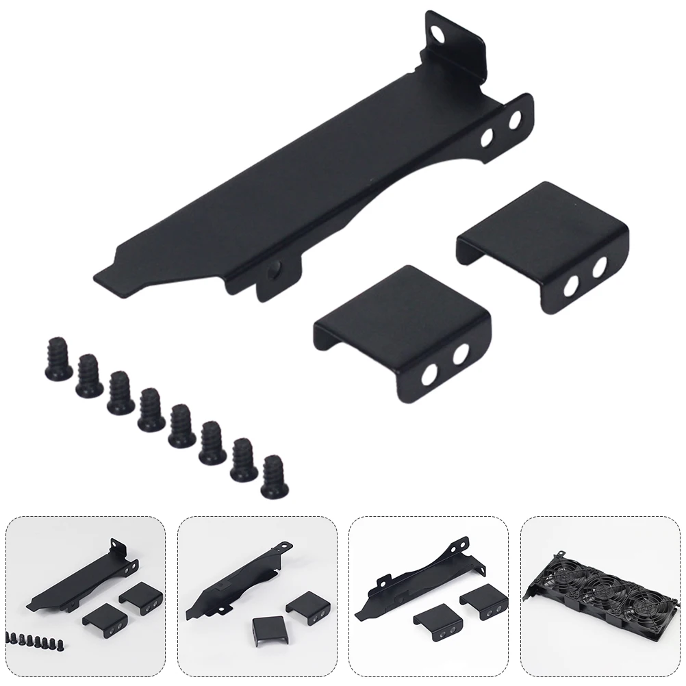 

Graphics Card Cooling Bracket Radiator Stainless Steel Vertical Mount Rack PCI Slot Large Airflow Gamers Computer Accessories