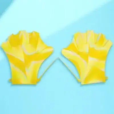 

Swimming Gloves Adjustable Swim Paddles Water Fitness Diving Pool Surfing Body Silica Gel Protection Scuba Auxiliary