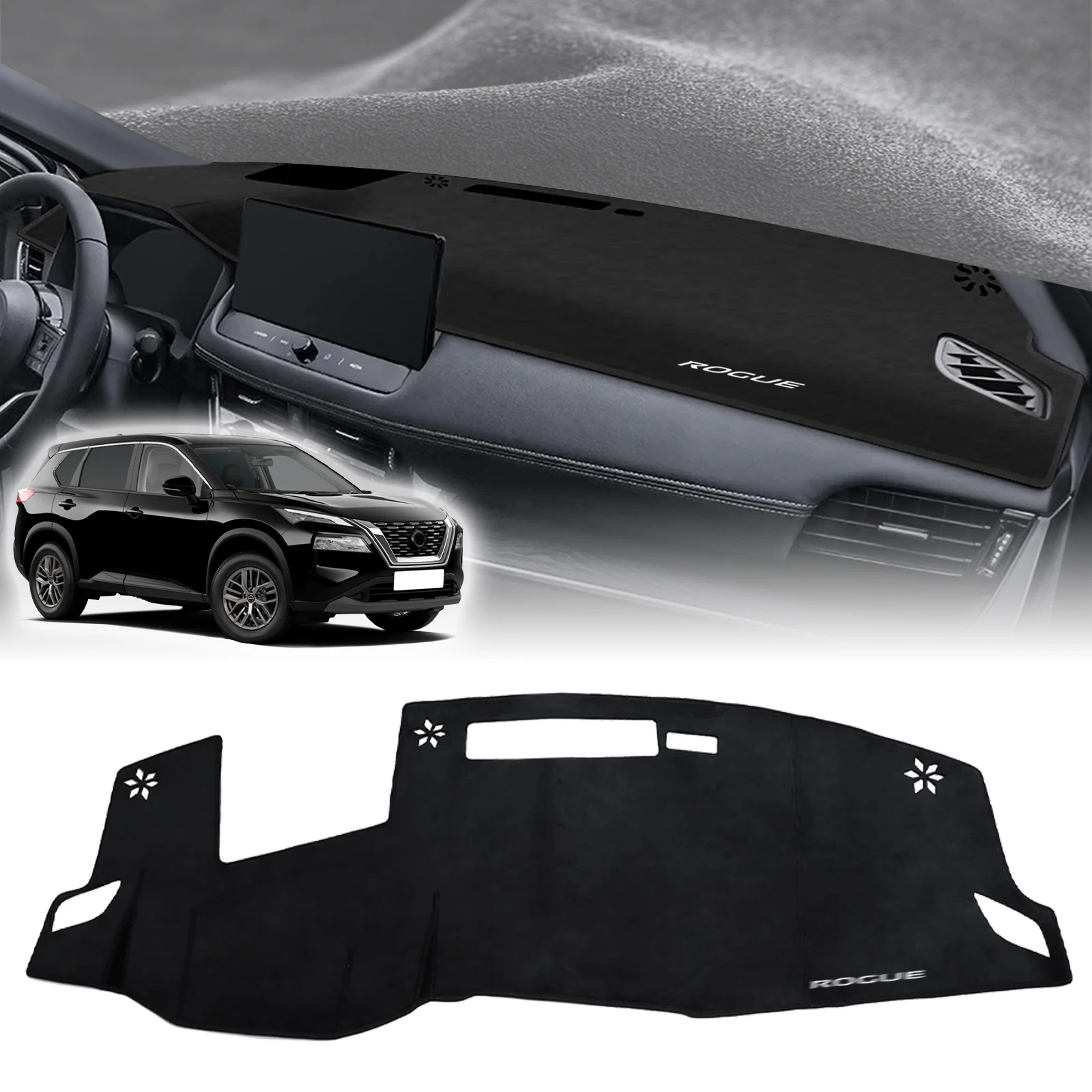 

fit for Nissan Rogue T33 2025 2024-2020 Car Dashmat DashMat Sunshade Dashboard Cover Pad Protective Carpet Accessories