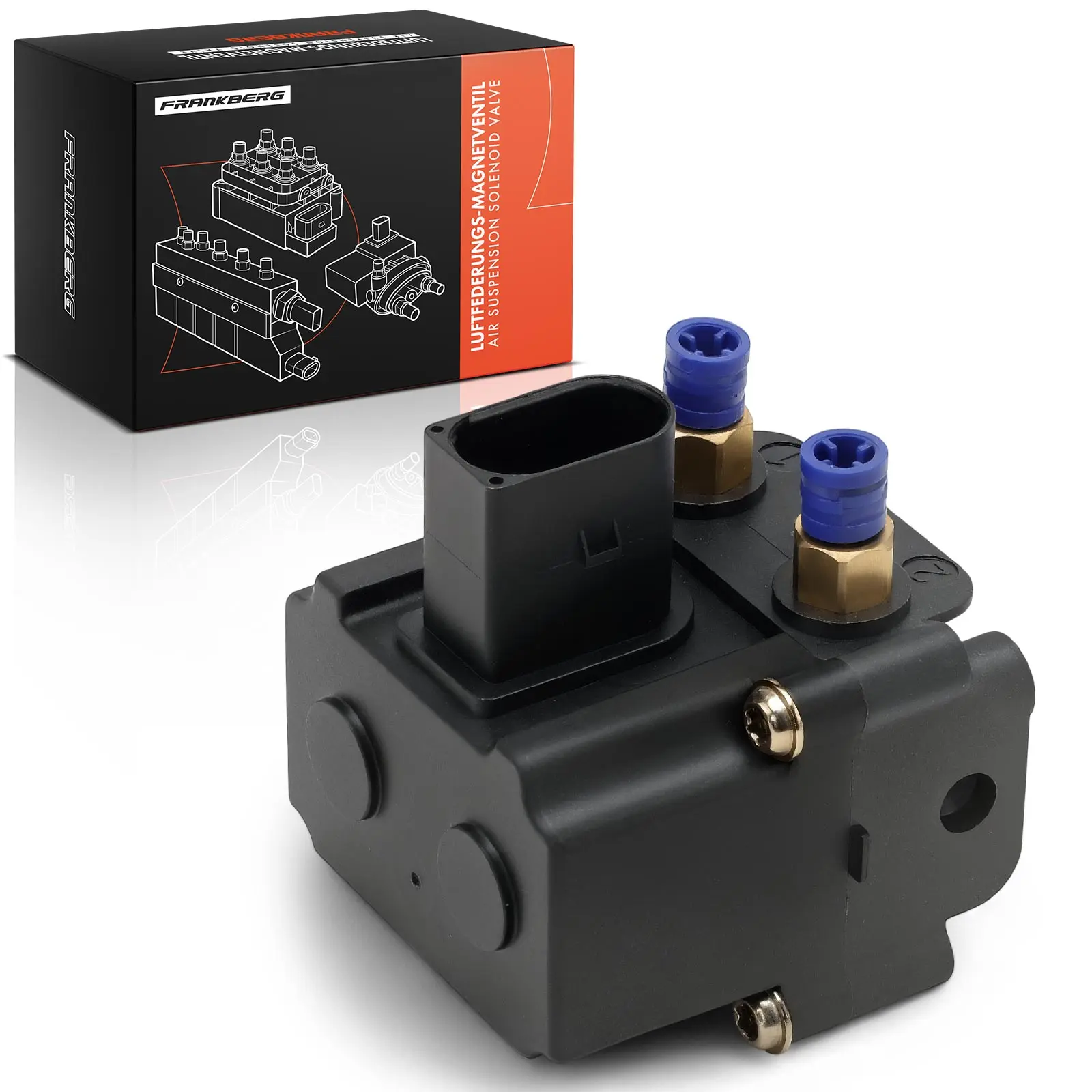Frankberg 1x ventielblok luchtvering voor BMW 5 Serie E61 F11 TTouring F07 7ER F01 X5 E70 X6 E71 6789938 37206799419 6775479