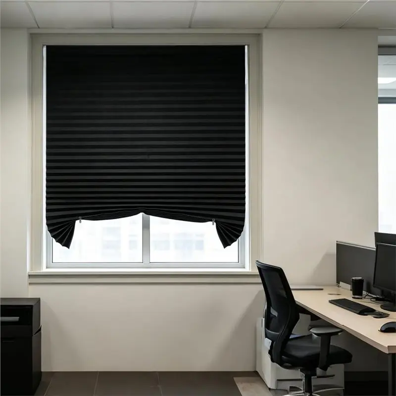 A27F-Pleated Temporary Window Blinds 2 Pcs 23.6