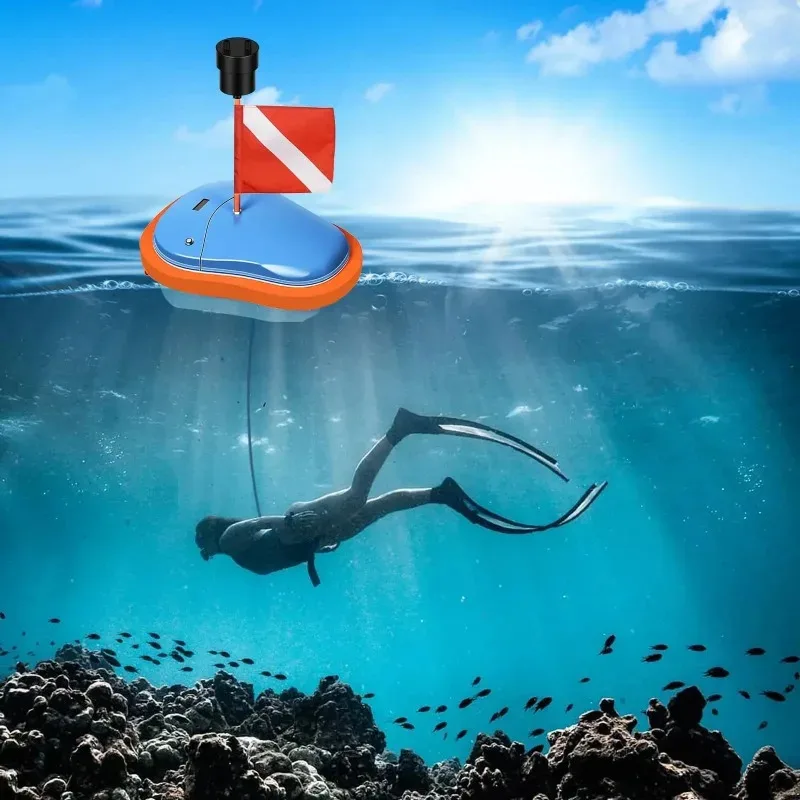 [2026]Underwater Snorkeling Portable Scuba Gear With Diving Mask 50 Mins Air Compressor Support Replace Battery