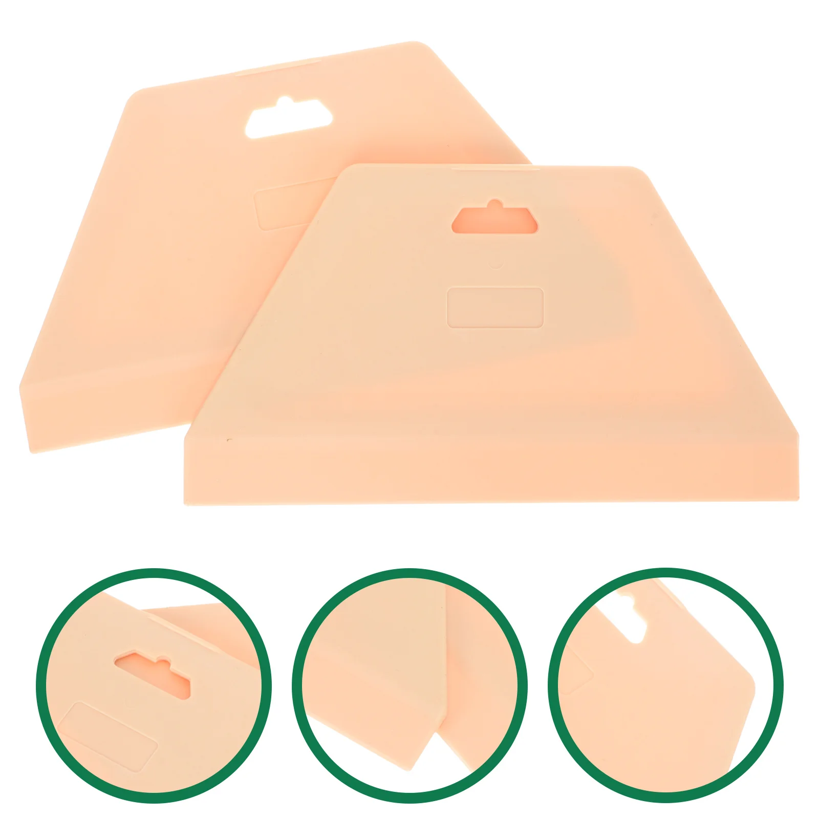 

2Pcs Wallpaper Smoothing Tool Plastic Car Film Tool Sturdy Durable for Bubble Removal Vinyl Decal Window Film Crafts