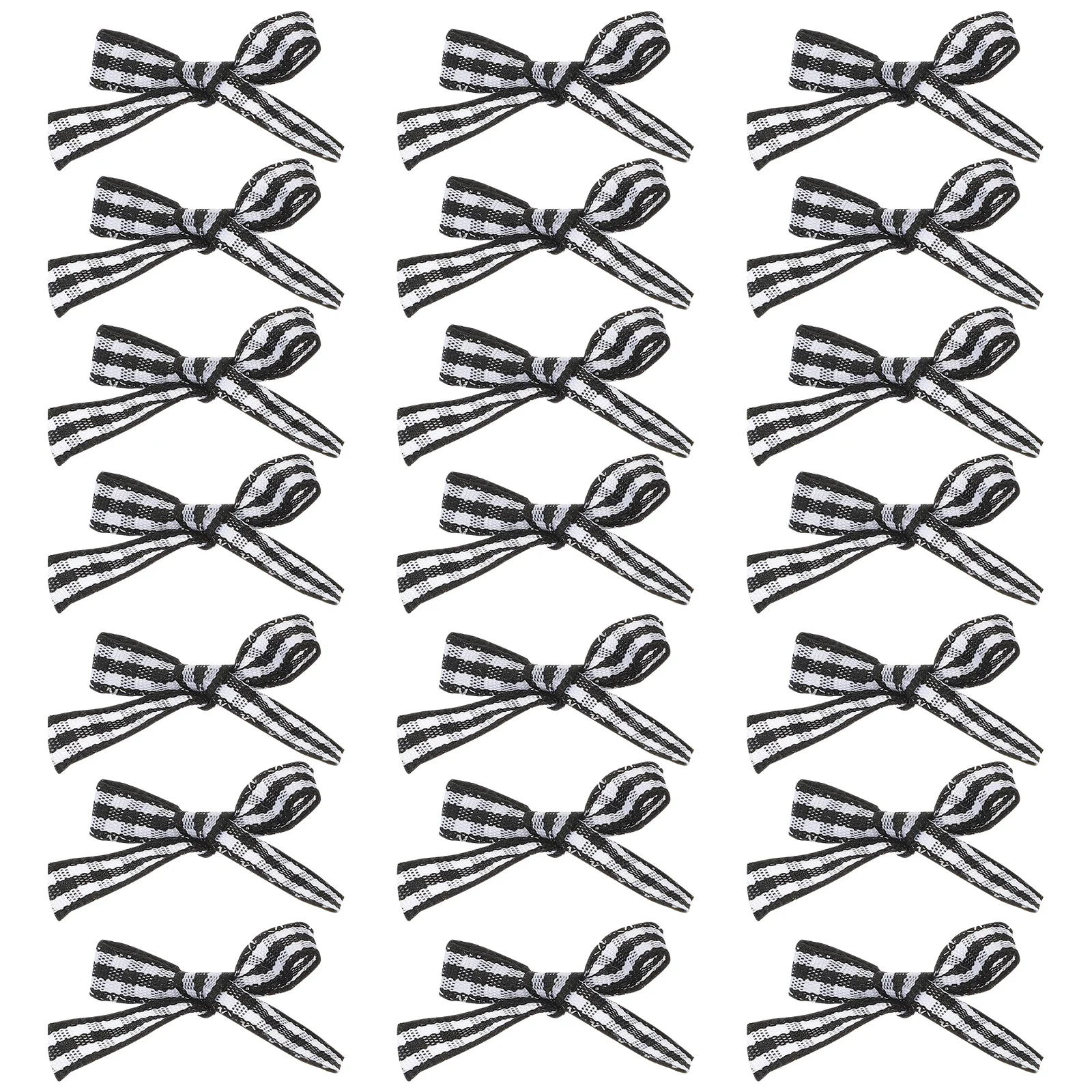 

100Pcs Polyester Bows Decorative Bow Charms Craft Bows for Wedding Gift Decoration Party Crafts Sewing Projects