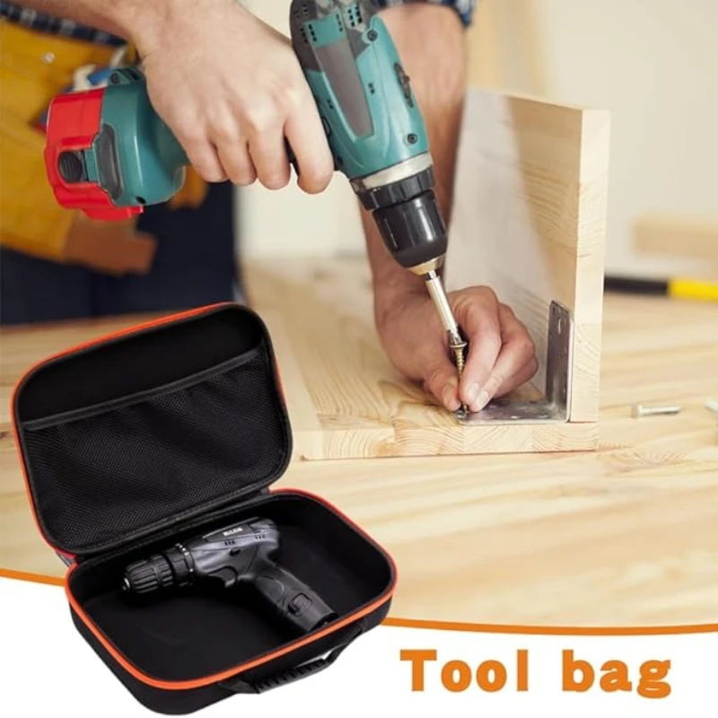 Wasserdichte Werkzeugtasche, Elektriker-Werkzeugtasche, Organizer, stoßfeste Werkzeugaufbewahrungsbox für elektrische Bohrmaschinen, Angeltaschen für den Außenbereich – Detail 2