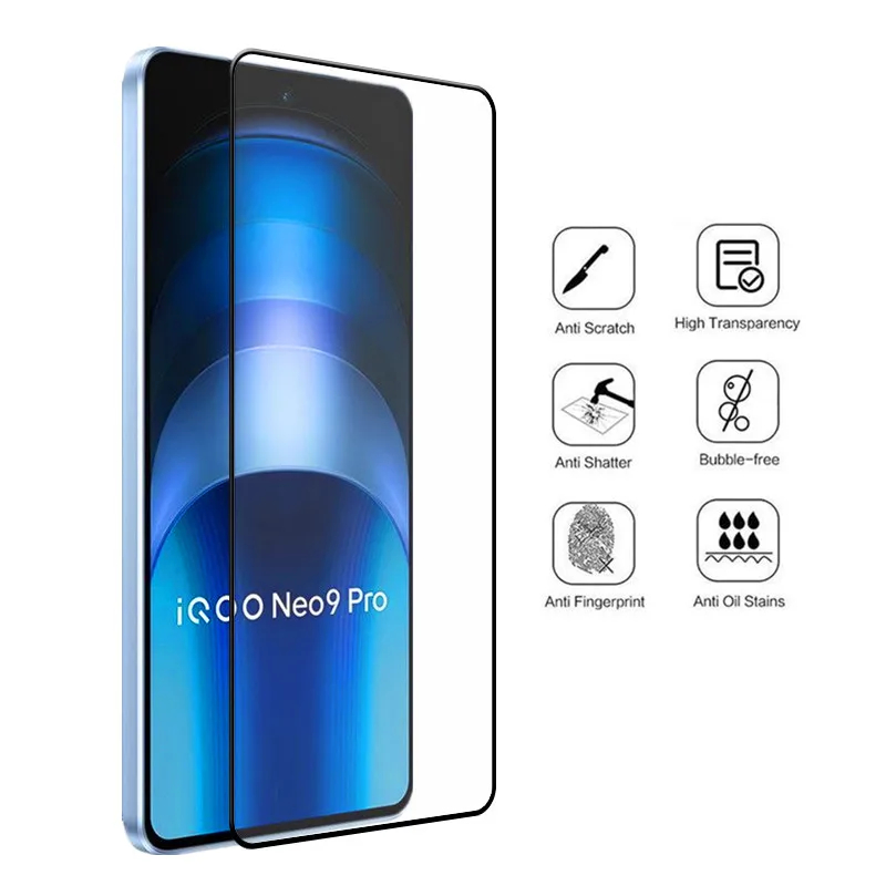 Sale Tempered Glass film For VIVO IQOO Neo 9 pro Screen Protector Anti-Scratch For IQOO Neo 9 Soft Fiber Camera film