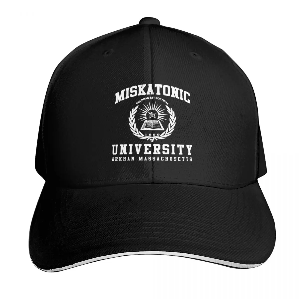 Miskatonic Uni Baseball Cap Hat Man Luxury Golf Hat Man Golf Hat custom caps Female Men's