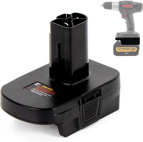 Adapter DM18GL for Craftsman C3 19.2V Cordless Tools, for DeWalt and for Milwaukee 18V/20V Lithium Battery to for Craftsman 19.2V Battery Cordless Tool, with USB