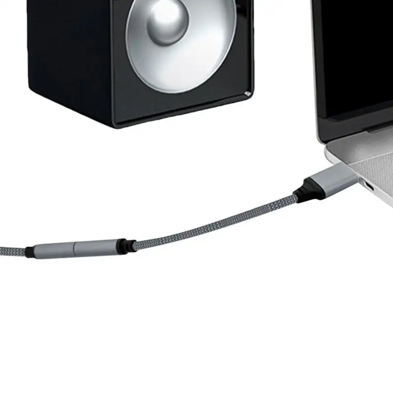 Аудиоадаптер USB к 3,5 мм, разъем для внешней звуковой карты, аудиоадаптер, стереоконвертер, аудиокабель для наушников, ПК, ноутбуков, настольных компьютеров