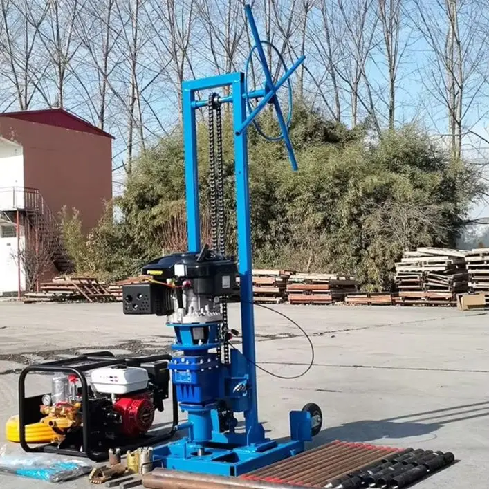 

Индивидуальная буровая установка на рюкзачной раме для тяжелых нагрузок, бензиновая/дизельная, 15 м, для отбора проб грунта, горных пород, бетона, с функцией выдерживания нагрузки, инструмент для колонкового бурения