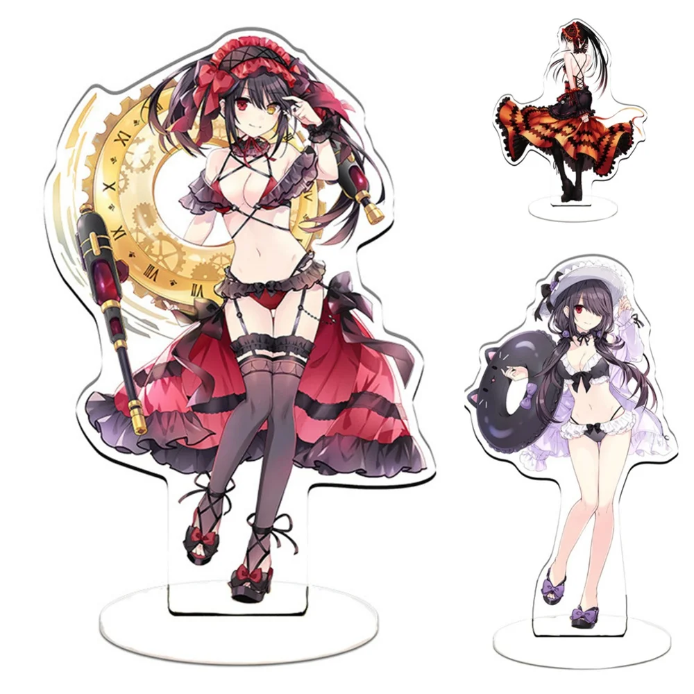 15CM Charm Date a Live V Acrylic Stand Model Cosplay Characters Ornament Accesorios Goods Collection Gifts