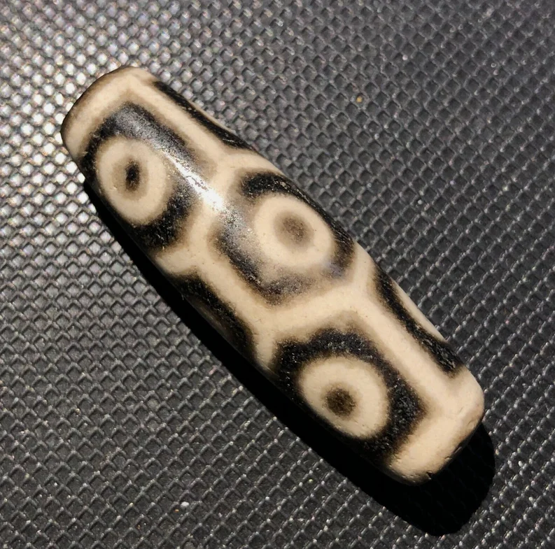 כוח קסם tibetan אריכות ימים אגייט totem dzi חרוז 15*47mc2003