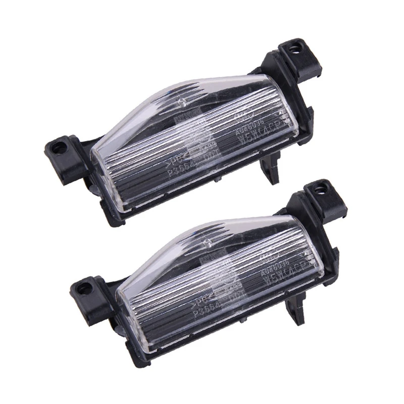 

2 Pcs Car License Plate Lamp Light Shell Cover for Mazda 2 3 M2 M3 2011-2013 BP4K-51-274 BBM4-51-274 BS1E-51-274