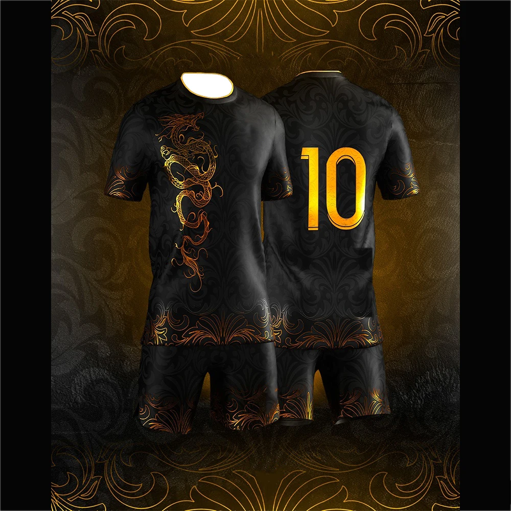 

Super Cool 2025 Mens PSG Football Sport Shirt&Shorts Kit Youth Training Soccer Uniform #10 Suit Unisex Jersey And Shorts Set