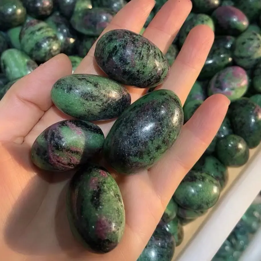 

1.5kg Natural Red and Green Epidote Crystal Quartz Irregular Rolling Tumbles Stone Healing Reiki Home Decoration Aquarium Stone