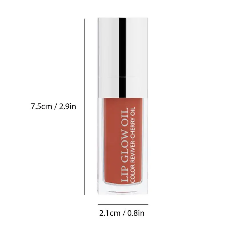 Idratante Lip Oil Lip Plumper Oil balsamo per le labbra colorato cura delle labbra trasparente Toot Lip Oil idratante Lip Gloss Non appiccicoso lungo