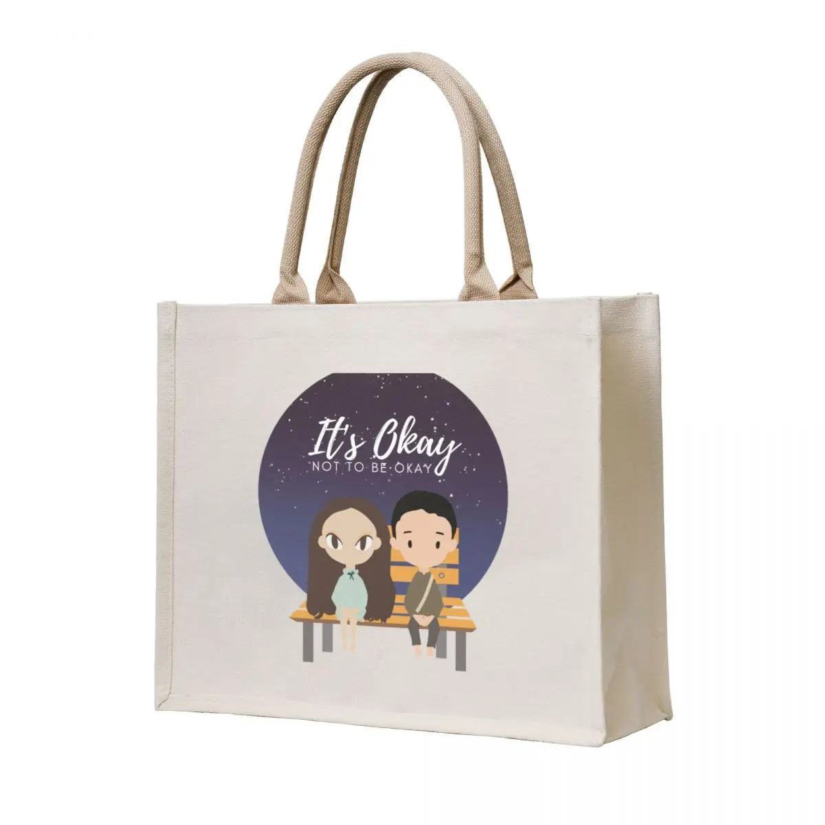 

It's Okay Not to Be Okay #2 - KDRAMA, Korean Drama Tote Bag reusable grocery bags Reusable bags shopping bags foldable