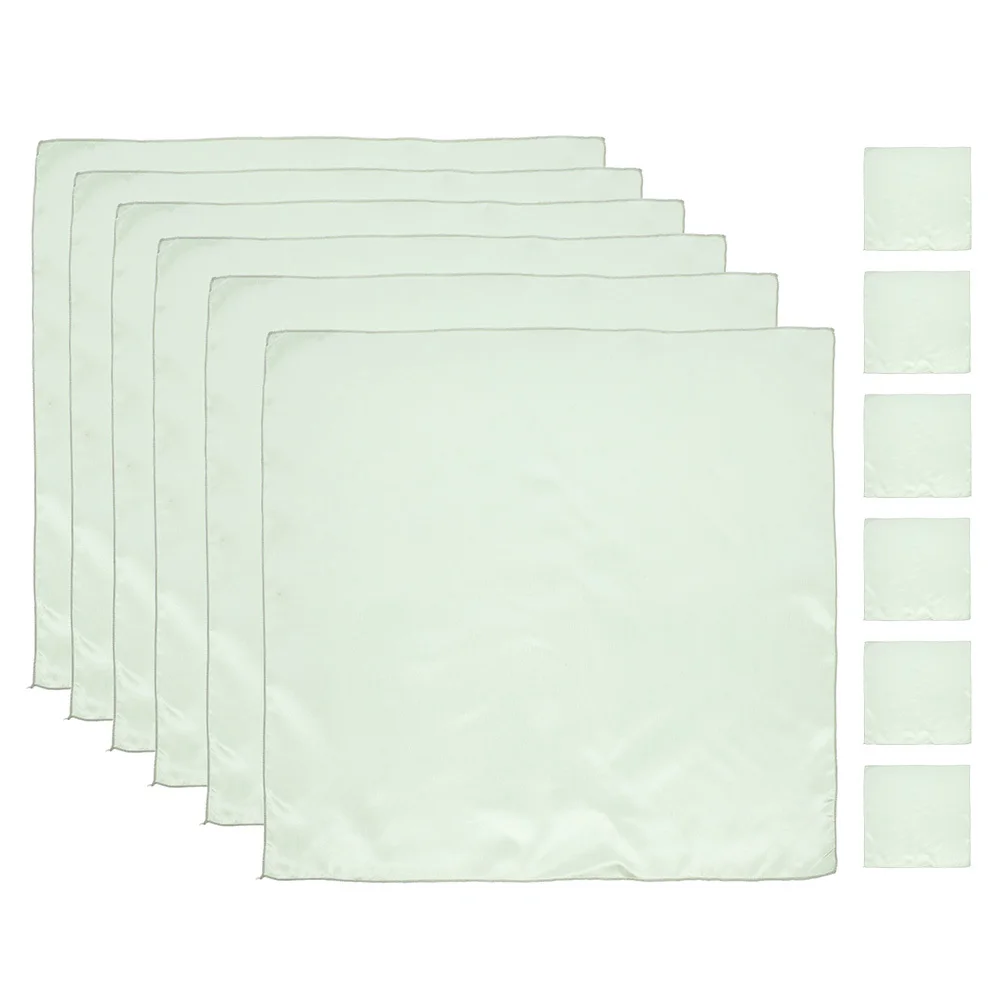 

12Pcs Satin Napkins Square Dinner Cloth Napkins for Wedding Party Table Decor Soft Reusable Fabric Napkin Set Cloth Napkin