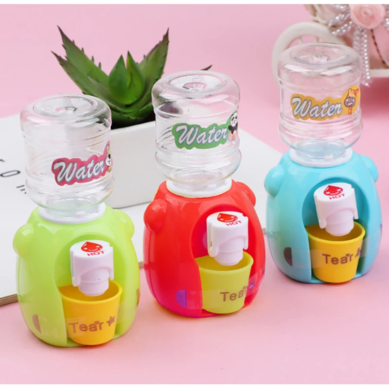 Children's Mini Water Dispenser Little Girl Play House Toys Creative Simulation Kitchen Toys Can Be Water Fun Drink Machine Toys