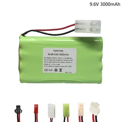 9.6V 3000mAh NI-MH batteria 9.6V nimh AA batteria per i giocattoli di RC Auto Serbatoi Treni Robot Barca Pistola strumenti SM/JST/EL-2P/SPINA TAMIYA