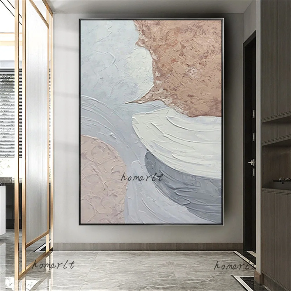 

high quality Abstract Seaside Pictures Oil Paintings On Canvas Handmade Modern Wall art Pictures For Living Room Home Decor Wall