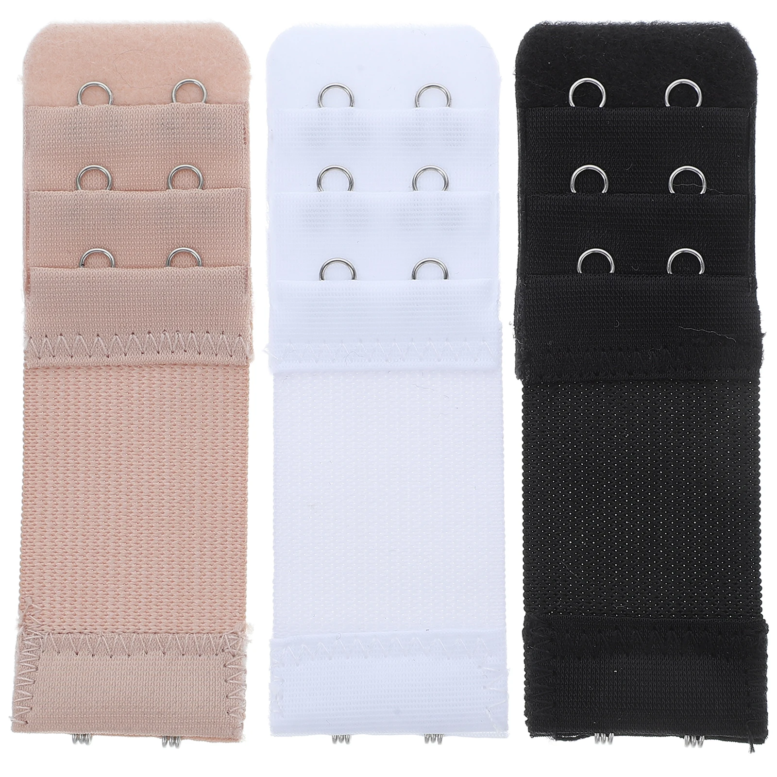 

6pcs Bra Extender 3 Rows Hooks Adjustable Lingerie Strap Women Comfort Elastic Material Pregnancy Breastfeeding Tight Bras