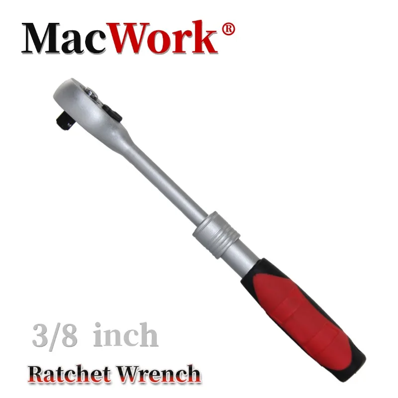 

3/8 inch Drive Gear Wrench 72 Teeth Ratchet Handle Spanner Reversible Bidirectional Telescopic Toughbuilt Socket Wrench Tools