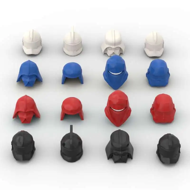 MOC 10 Uds. Serie estrella soldado 61189 Trooper casco bloques de construcción 30408 87610 clon Rebel Guards 30368 sombrero ladrillos Juguetes