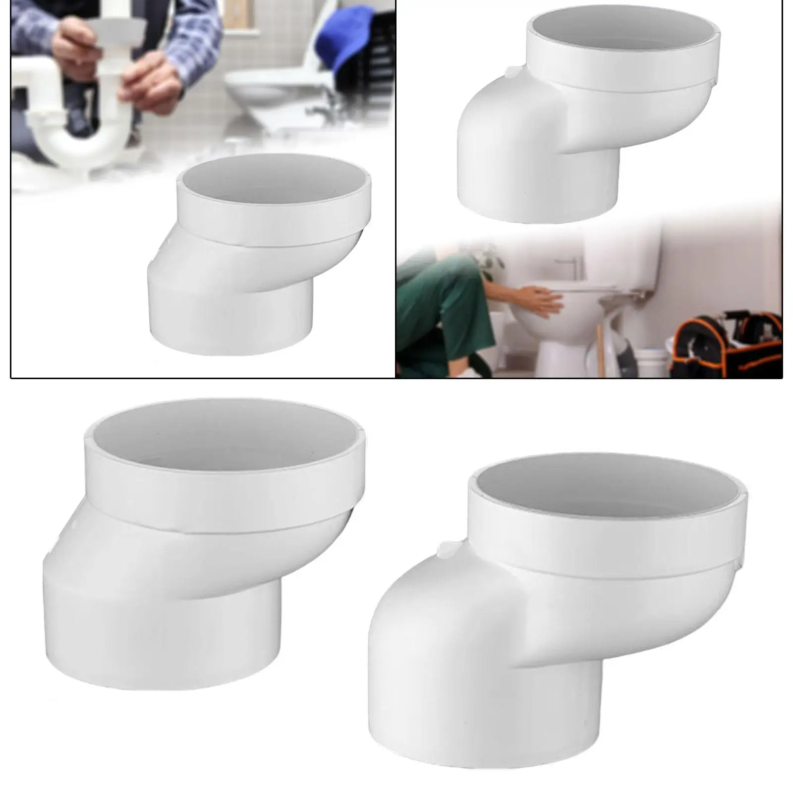 Toilet Shifter Drain Shifter Full Flush Flexible Toilet Offset Accessory for Bathroom Cleaning Tub Waste Drainage Systems Repair