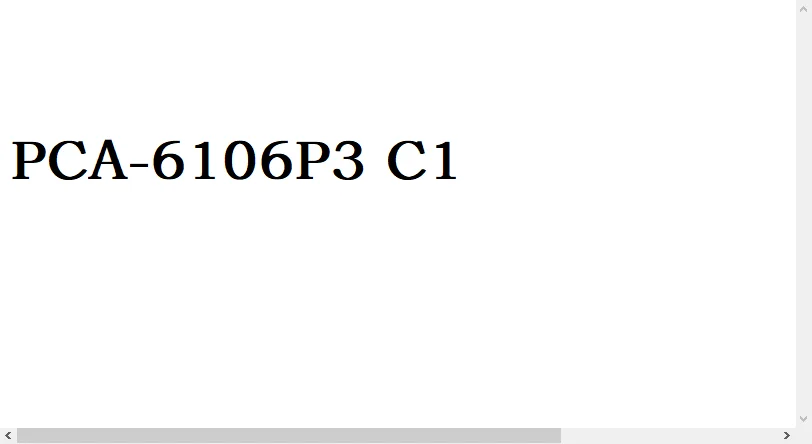

Оригинальная базовая плата для промышленного компьютера PCA-6106P3 C1