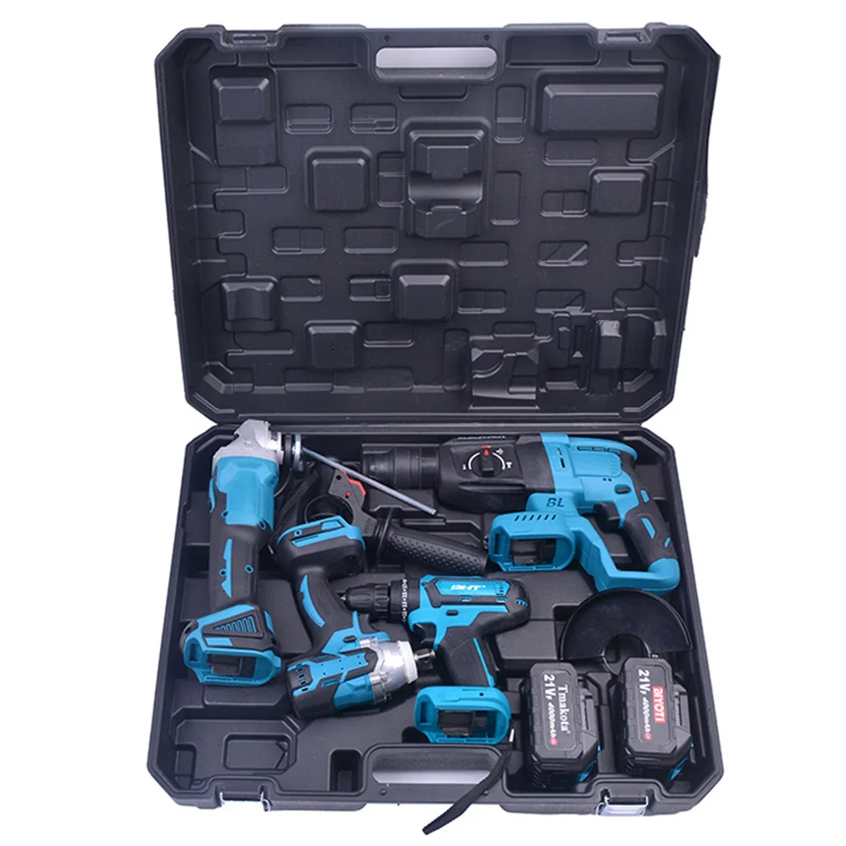 2022 High Quality Power Electric Wrench Professional Electric Drill Machine Buy Lithium Batteries Tools Set