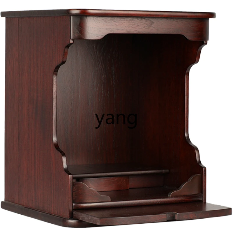 

Yjq Buddha Niche Wall-Mounted Modern Minimalist Wall Cupboard Worship Guanyin Altar Home Living Room Shrine